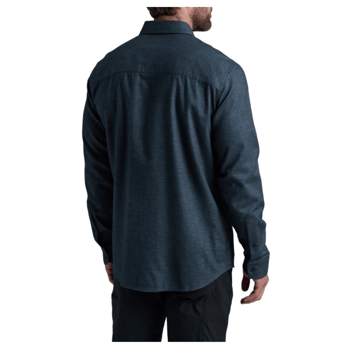 KUHL MEN'S DESCENDR FLANNEL LONG SLEEVE - DEEP ABYSS - Image 3