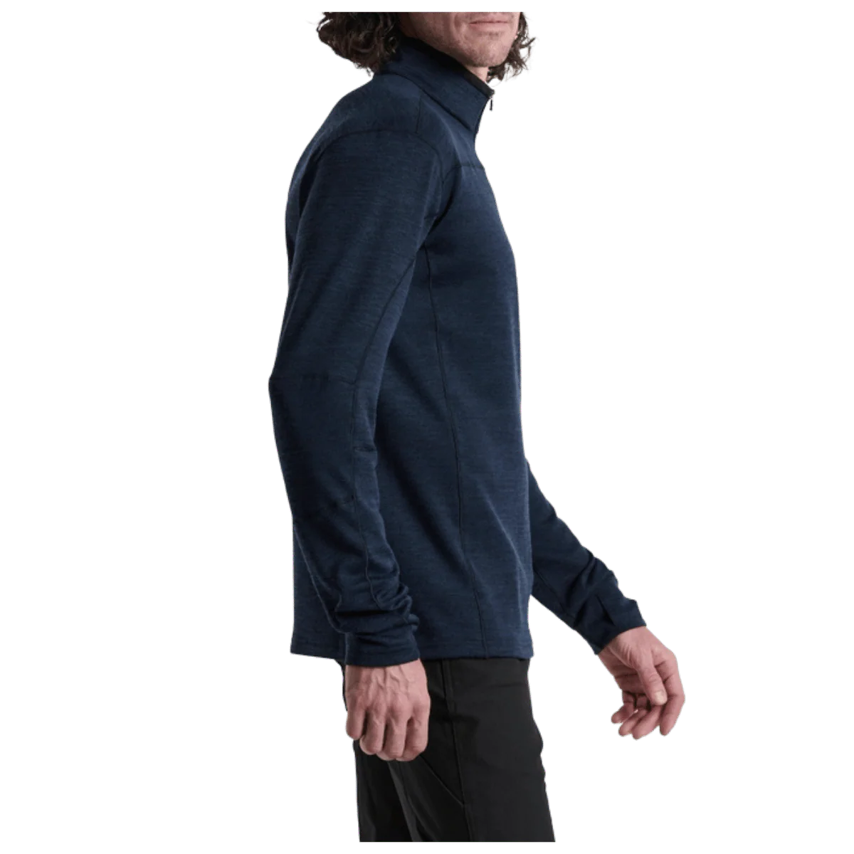 KUHL RYZER 1/4 ZIP LONG SLEEVE UPF 50 - DARK STORM - Image 2
