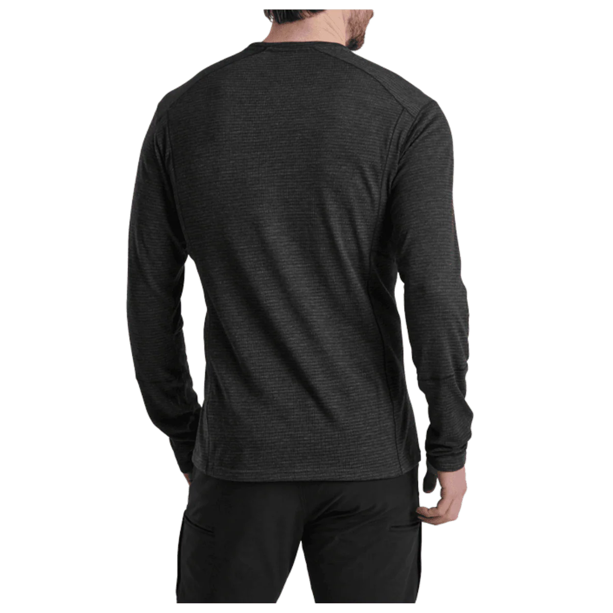 KUHL MEN'S REACTIV LITE GRID CREW PREMIUM GRAPHENE - CARBON - Image 3