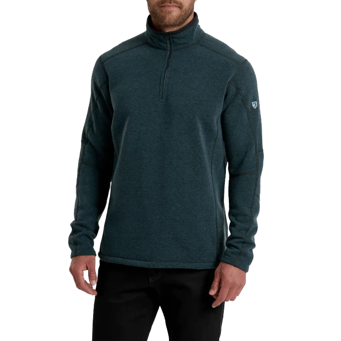 REVEL 1/4 ZIP - STORM BLUE