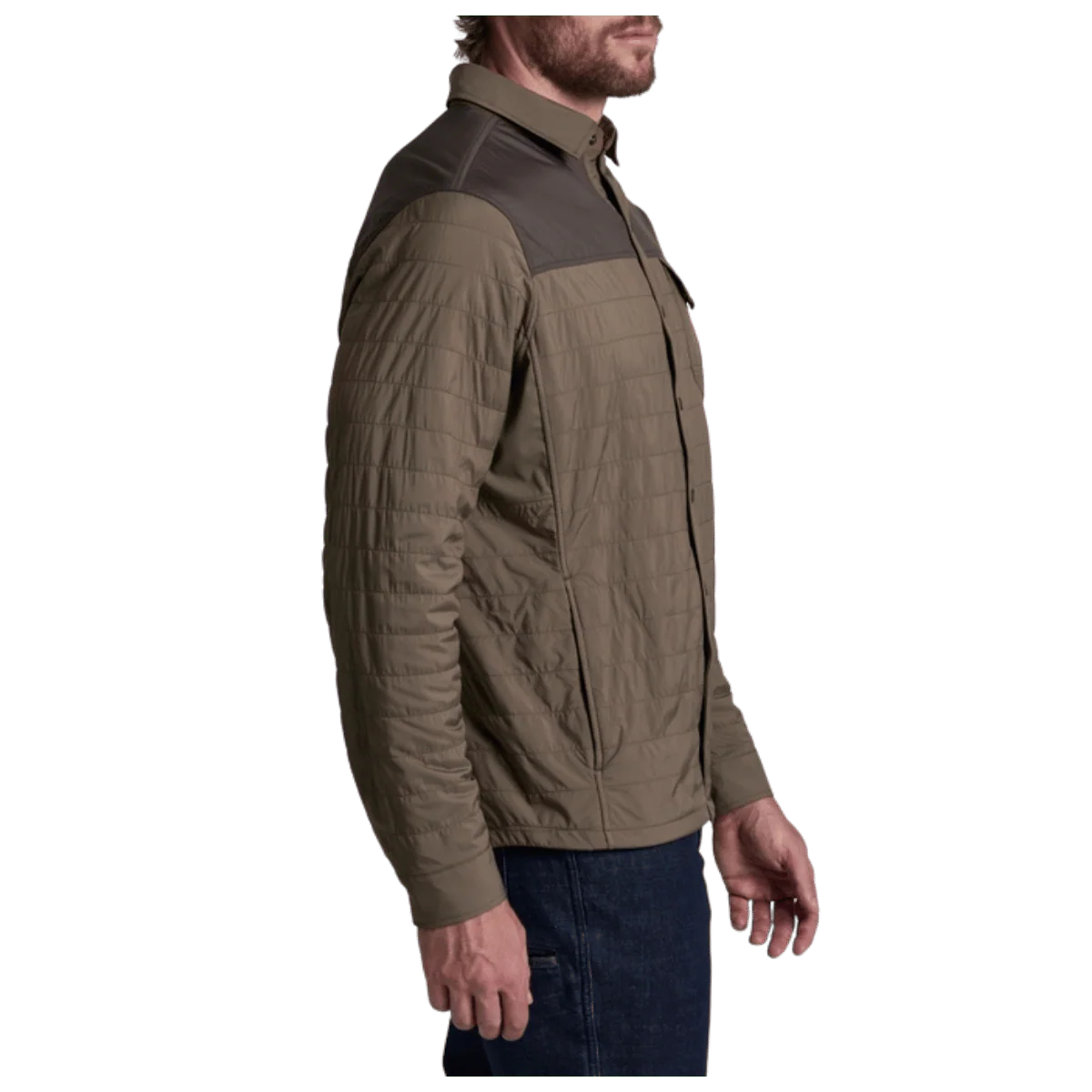 KUHL MEN'S THE ONE SHIRT-JAC AERO™ KNIT INSULATION - KANTEEN/DRK OAK - Image 2
