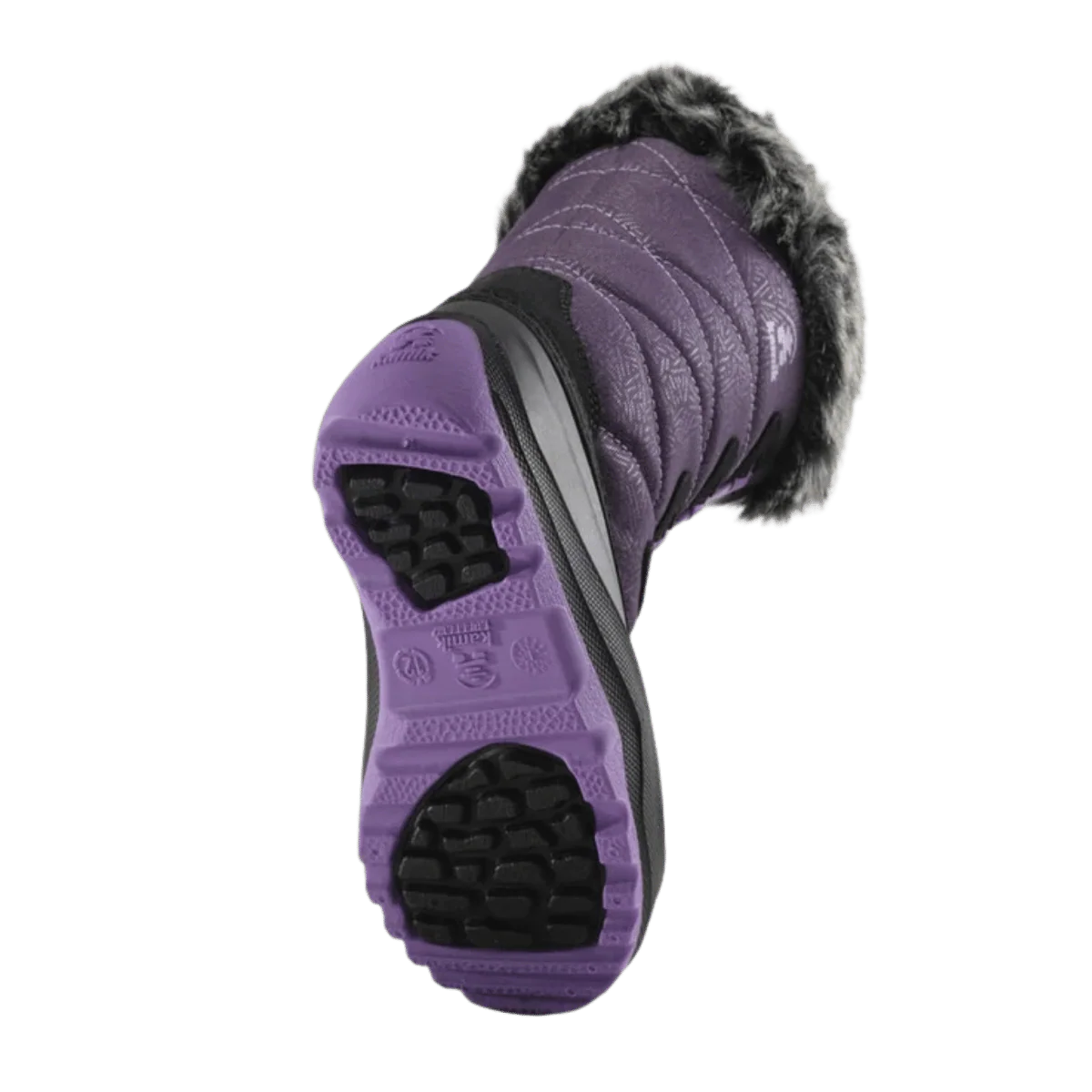 KAMIK SNOWANGEL -40°C CANADIAN YOUTHS' INSULATED BOOTS - BLACKBERRY - Image 3
