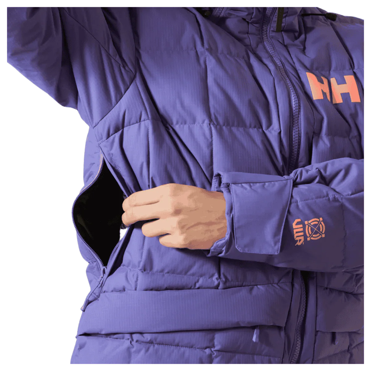 HELLY HANSEN WOMEN'S EMIKO RIDABLE PUFFY JACKET - ULTRA VIOLET - Image 7