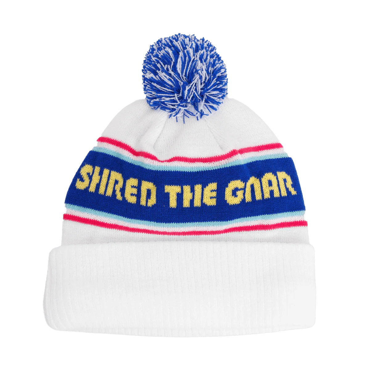 WAGGLE SHRED THE GNAR POM BEANIE - Image 2