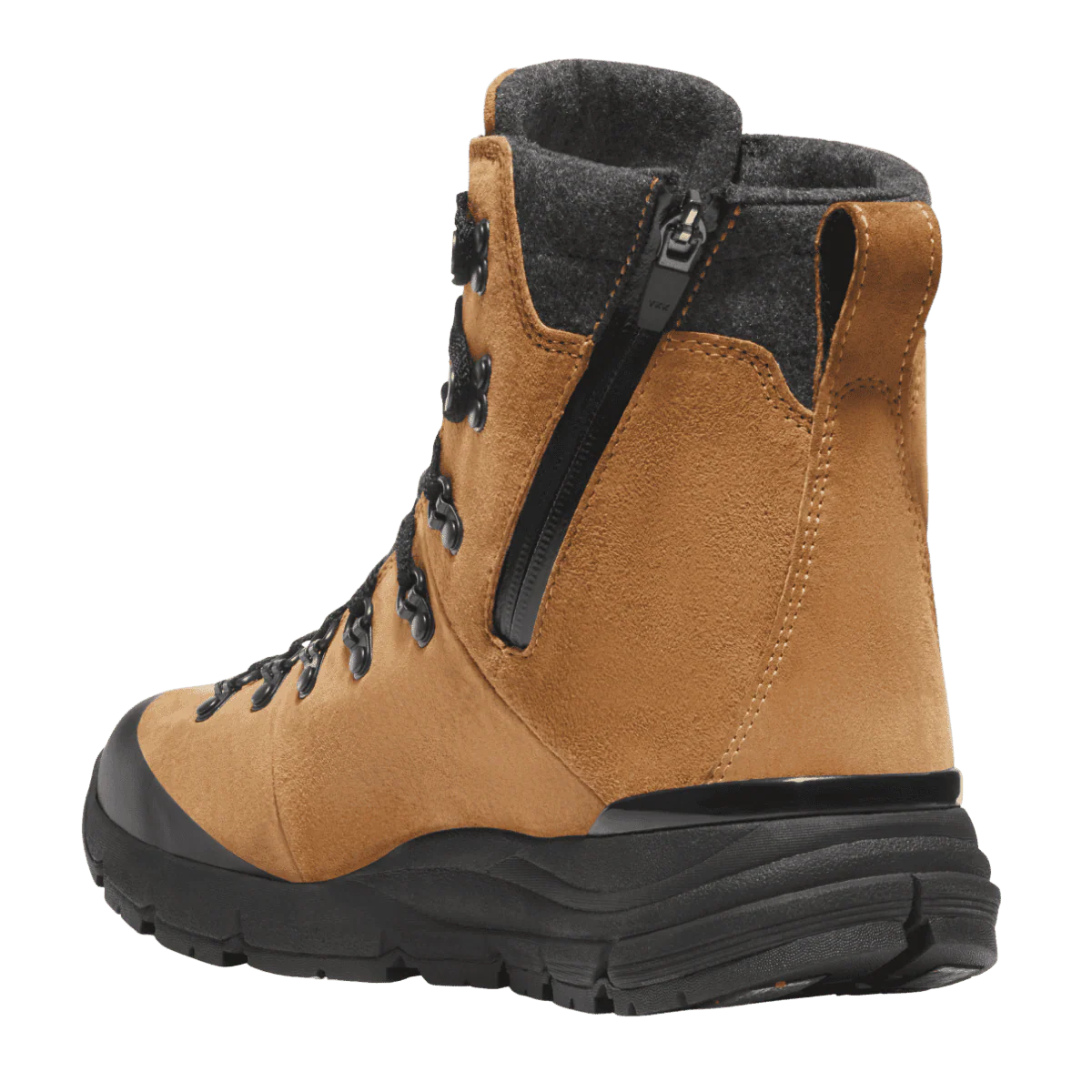 DANNER ARCTIC 600 SIDE-ZIP 7" 200G MEDIUM - BONE BROWN/JET BLACK - Image 4
