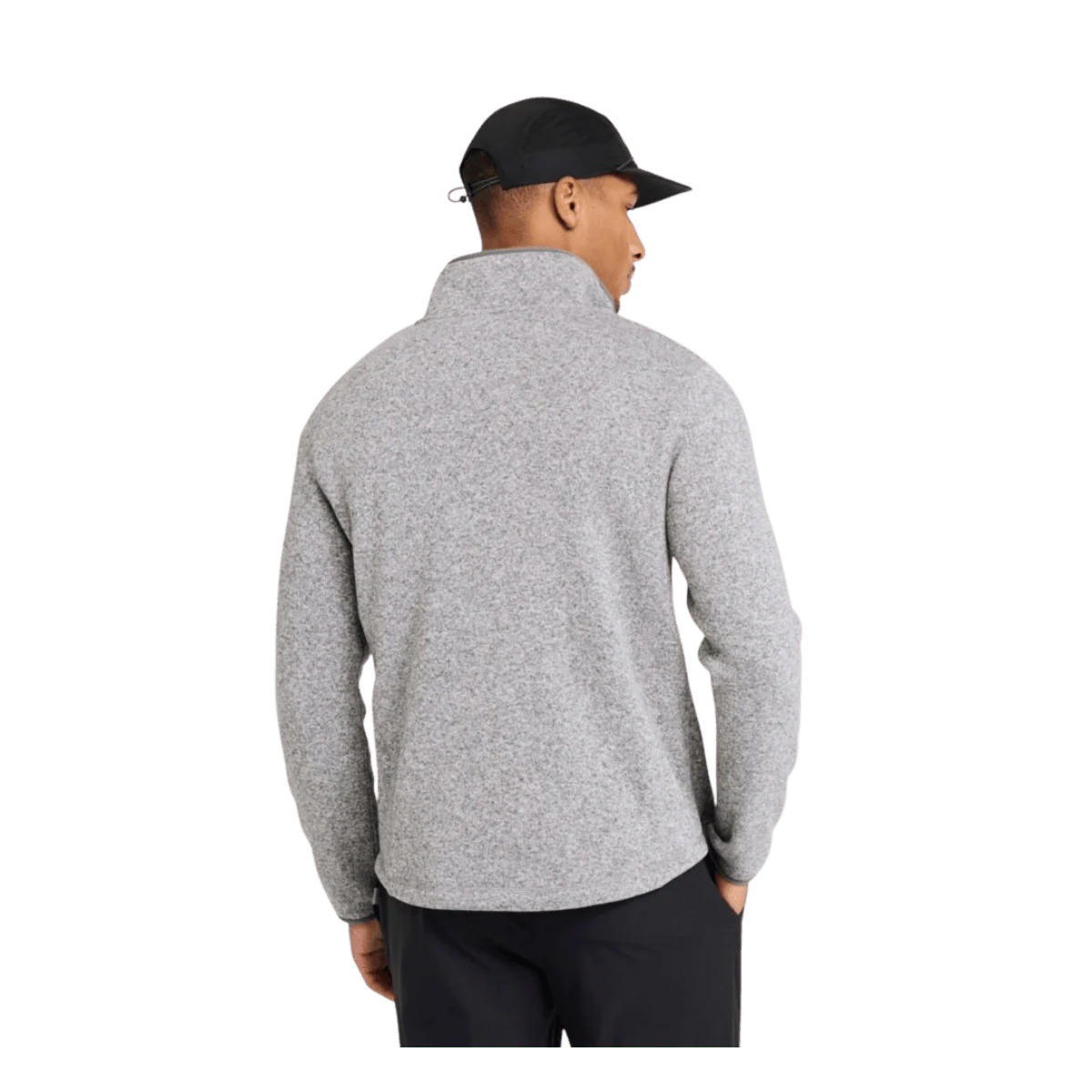 L.L.BEAN MEN'S SWEATER FLEECE FULL-ZIP JACKET REGULAR - GREY HEATHER - Image 3