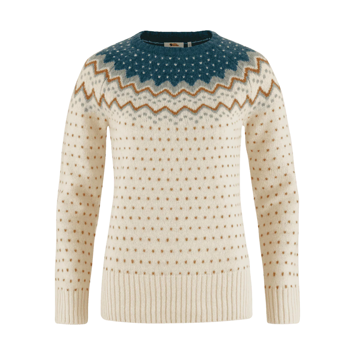 FJALLRAVEN WOMEN'S ÖVIK KNIT SWEATER - GLACIER GREEN