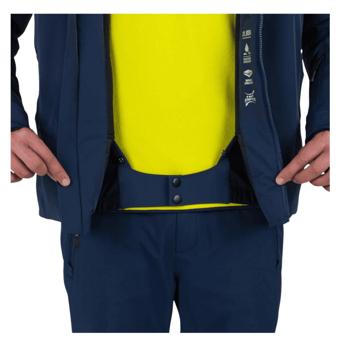 ROSSIGNOL MEN'S BLACKSIDE SKI JACKET - DARK NAVY - Image 14