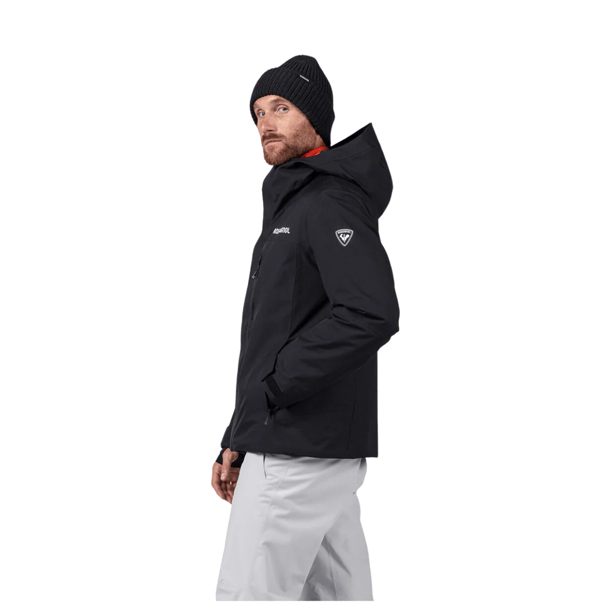 ROSSIGNOL MEN'S VELIKA INSULATED JACKET - BLACK - Image 3