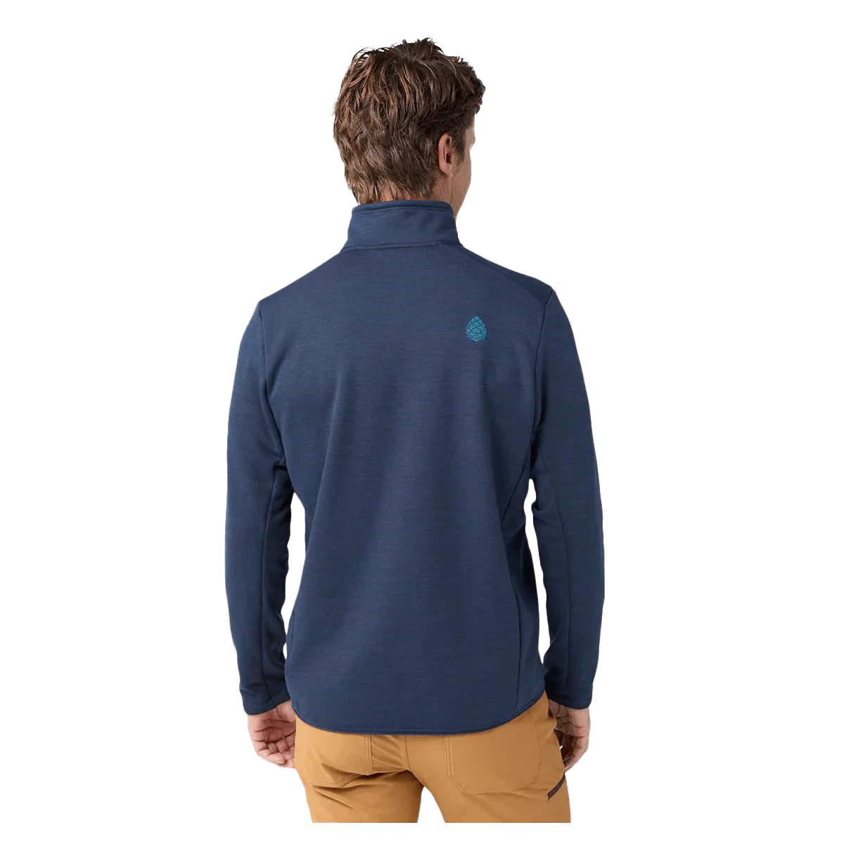 STIO MEN'S GLIDE POWER STRETCH 1/2 ZIP - MOUNTAIN SHADOW HEATHER - Image 3