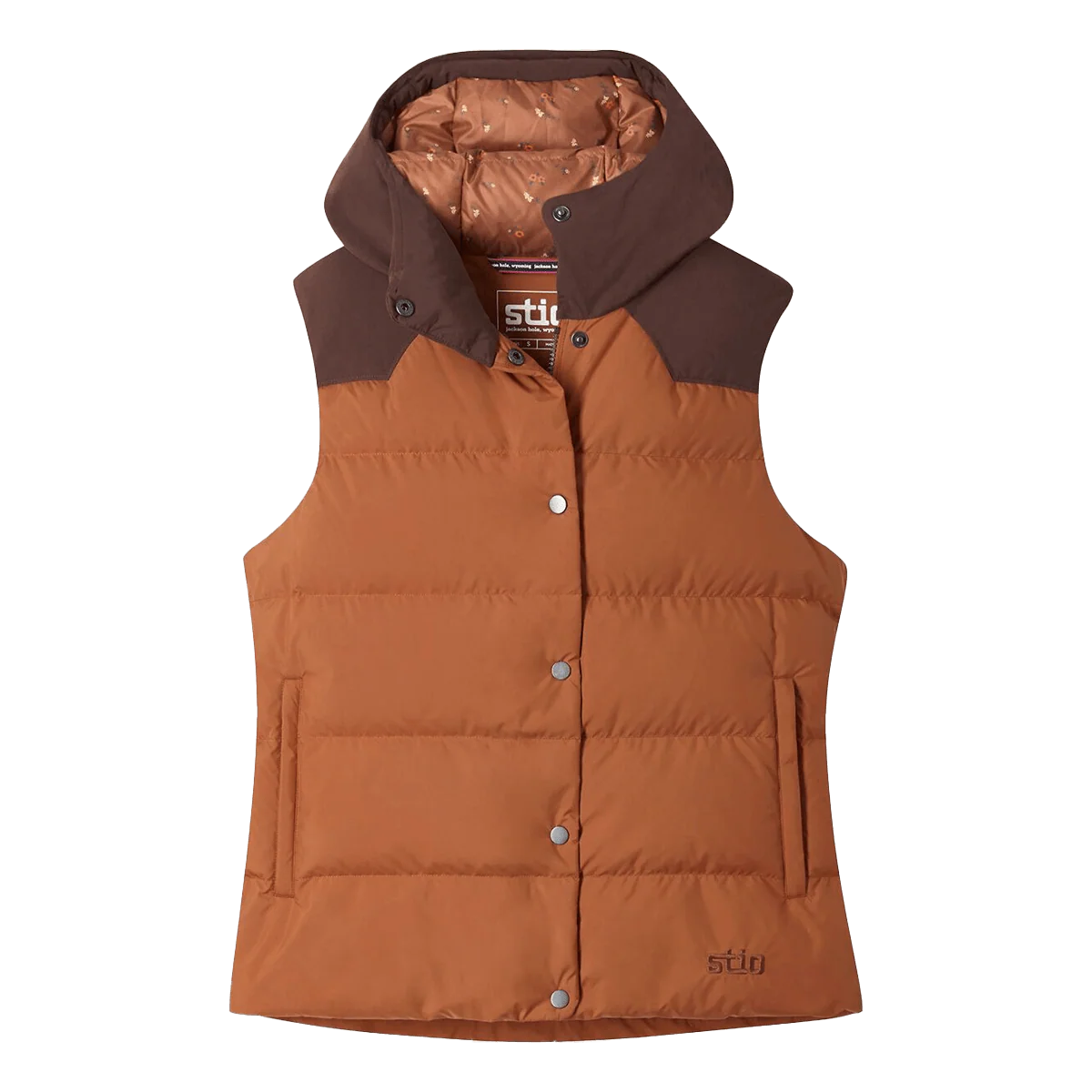 STIO WOMEN'S TURNBOLT DOWN VEST - MUSTANG/GRIZZLY PAW