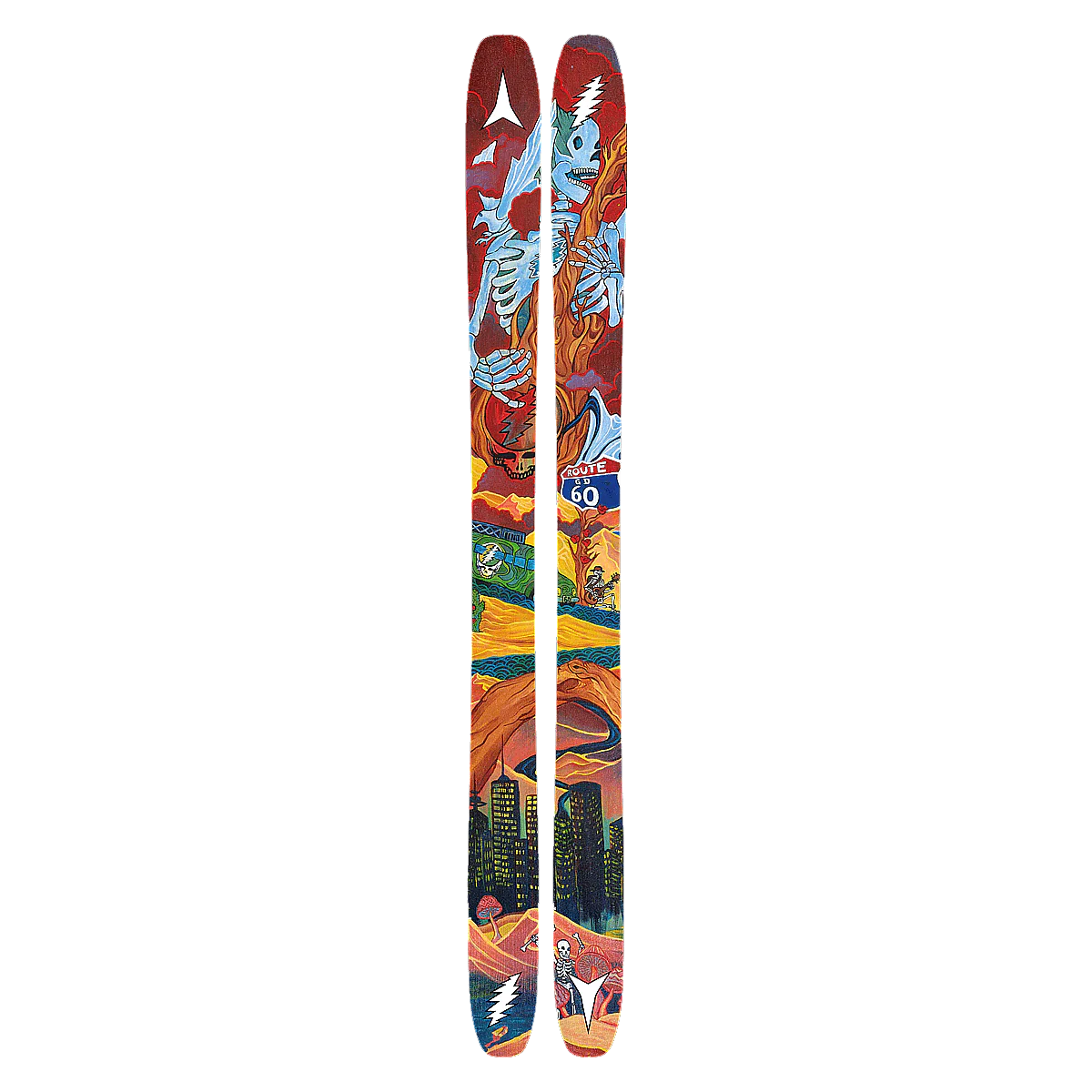 ATOMIC BENT 110 GRATEFUL DEAD LIMITED EDITION SKIS 2025/2026 - Image 2