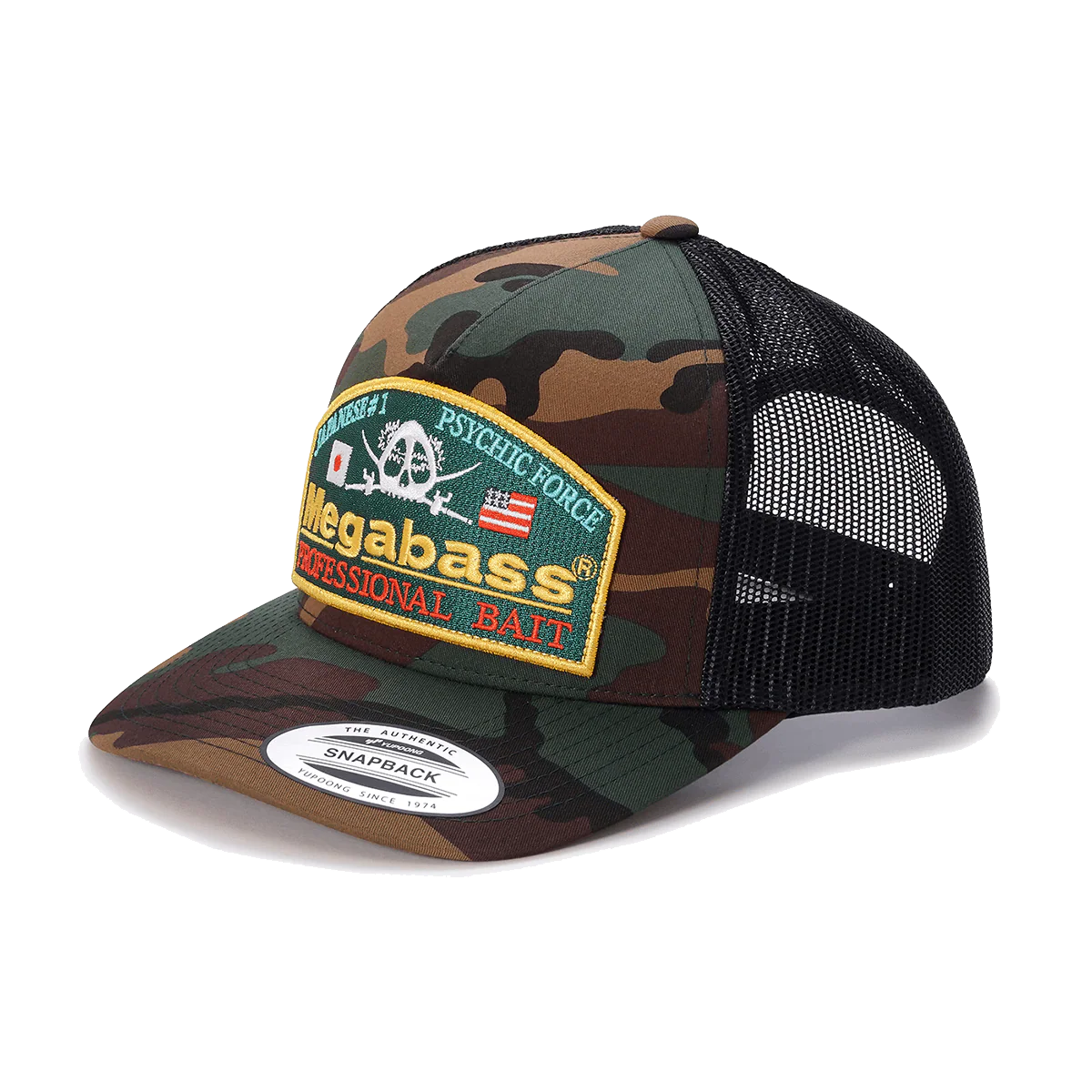 MEGABASS PSYCHIC CAMO - WOODLAND CLASSIC CAP - Image 2