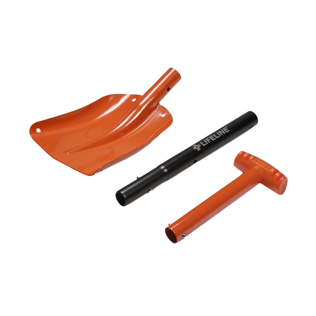 LIFELINE ALUMINUM SPORT UTILITY SHOVEL- ORANGE - Image 2