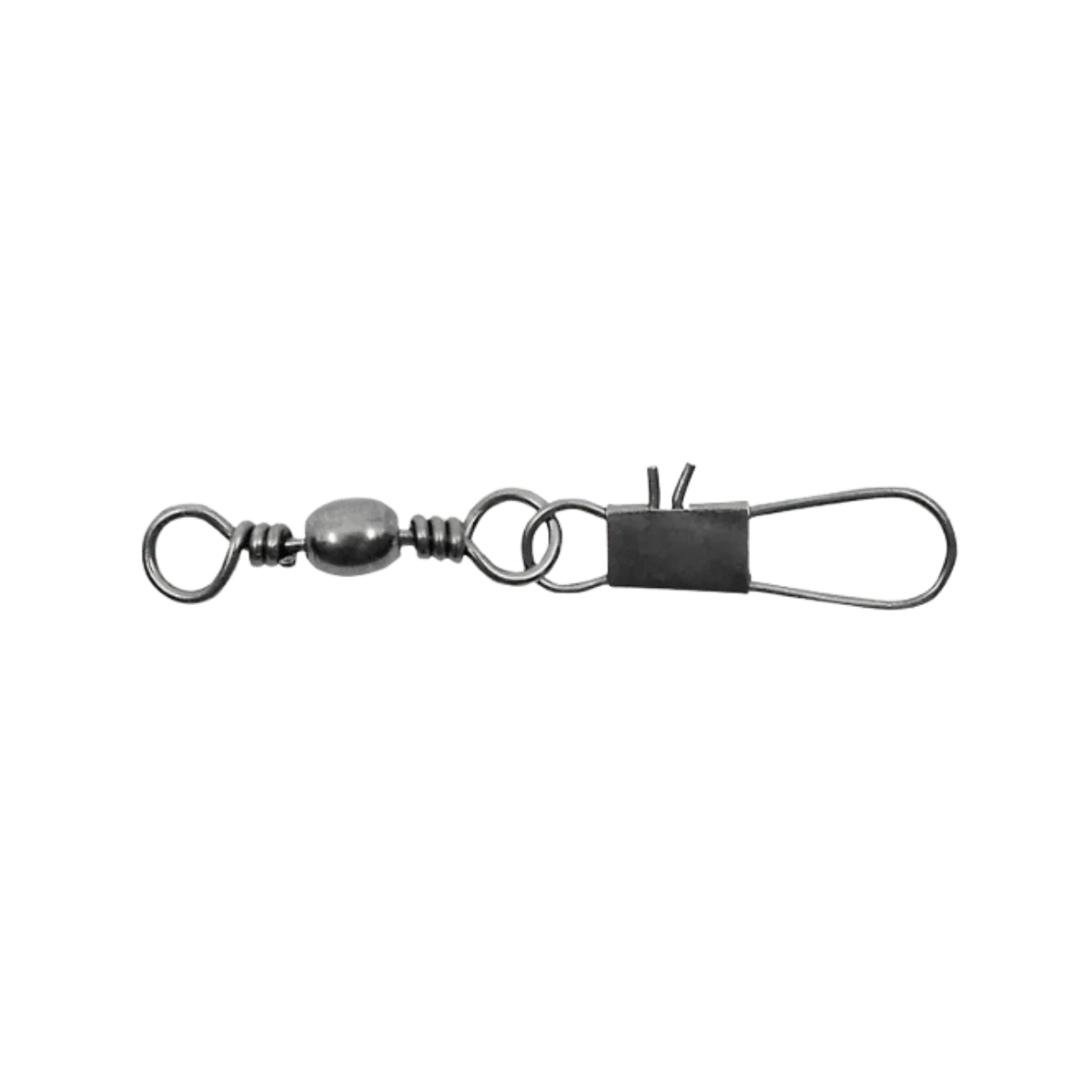 VANGUARD TACKLE BARREL SWIVEL W/INTERLOCK SNAP BLACK