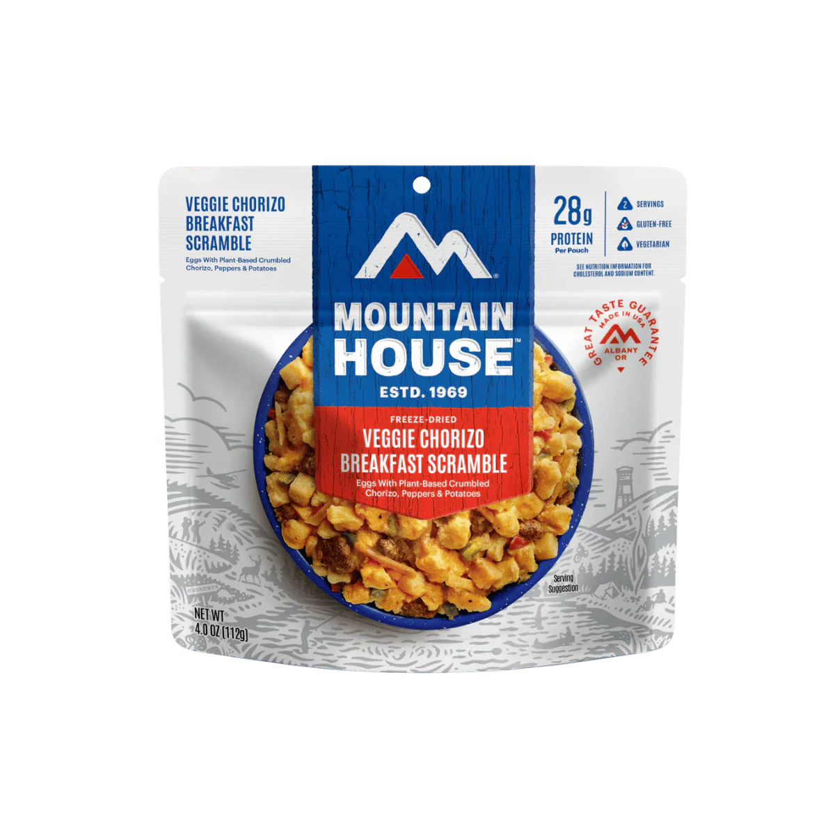 MOUNTAIN HOUSE VEGGIE CHORIZO BREAKFAST SCRAMBLE