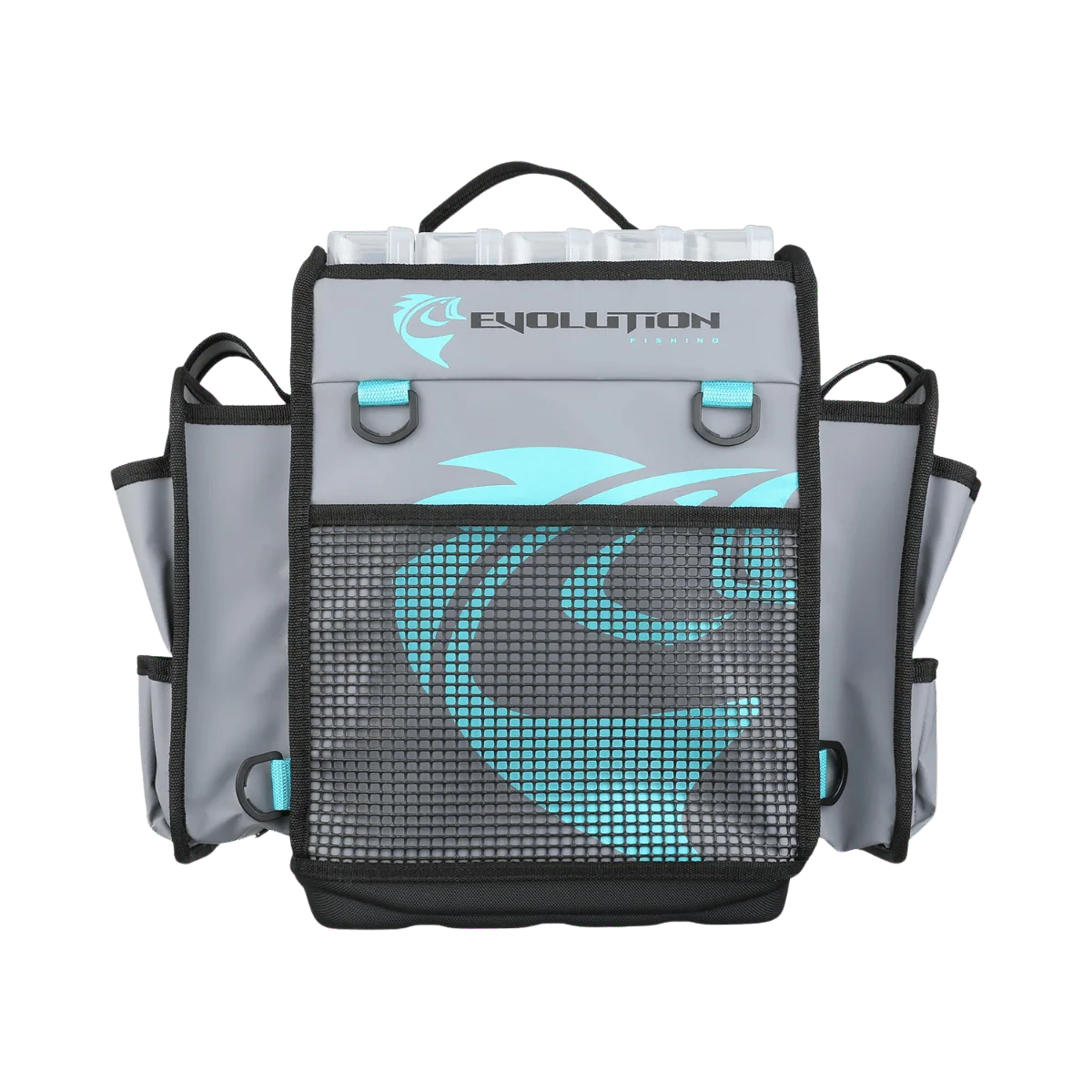 EVOLUTION OUTDOOR 3700 RIGGER KAYAK TACKLE BAG 5TRAYS