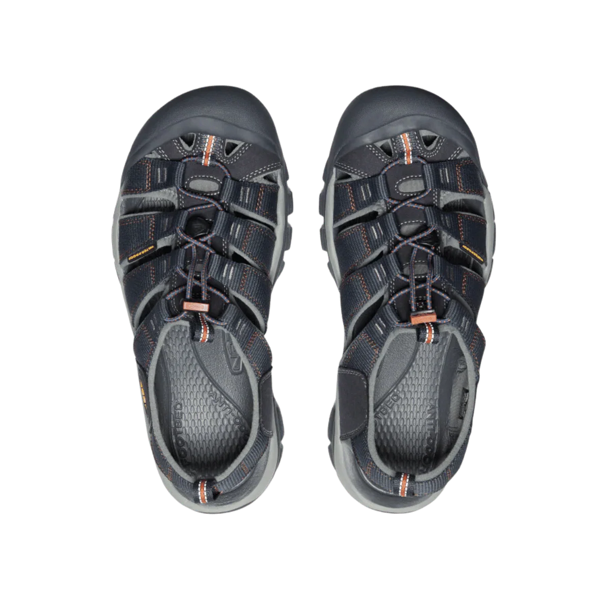 KEEN MEN'S NEWPORT H2 SANDAL - INDIA INK/RUST - Image 2