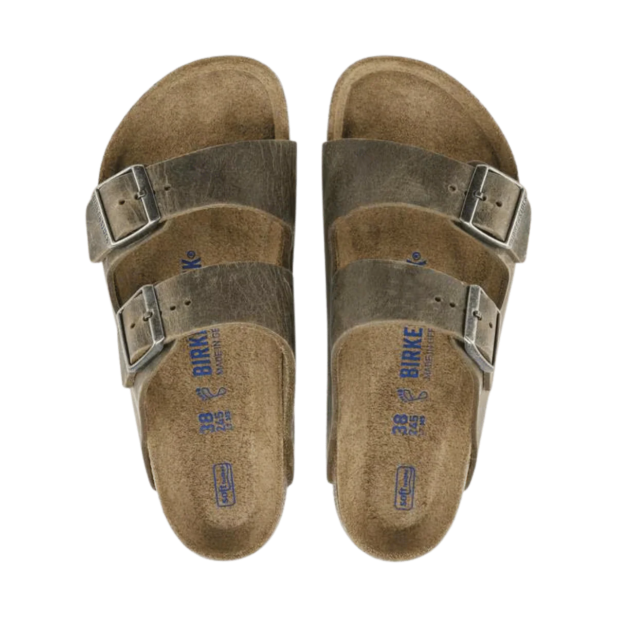 BIRKENSTOCK MEN'S ARIZONA FL WB - REGULAR - FADED KHAKI - Image 2