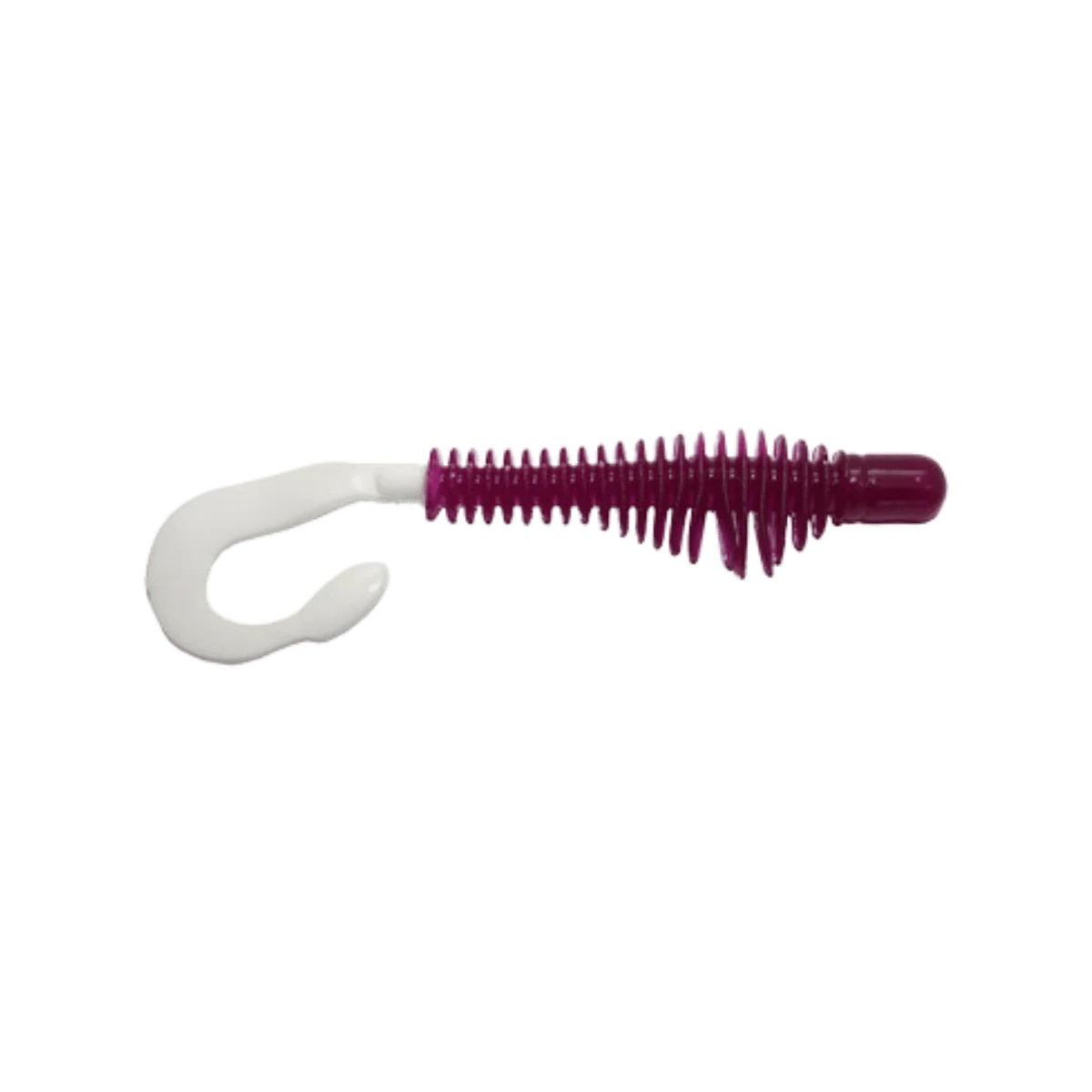 B-FISH-N MOXI RINGIE 8PK - 3IN" - PURPLE/WHITE TAIL