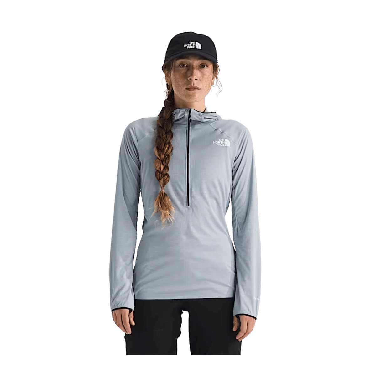 NORTH FACE WOMEN'S SUMMIT DIRECT SUN HOODIE - FROST GREY