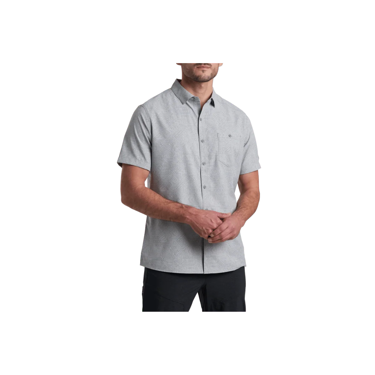 KUHL MEN'S PERSUADR SHORT SLEEVE - ASH