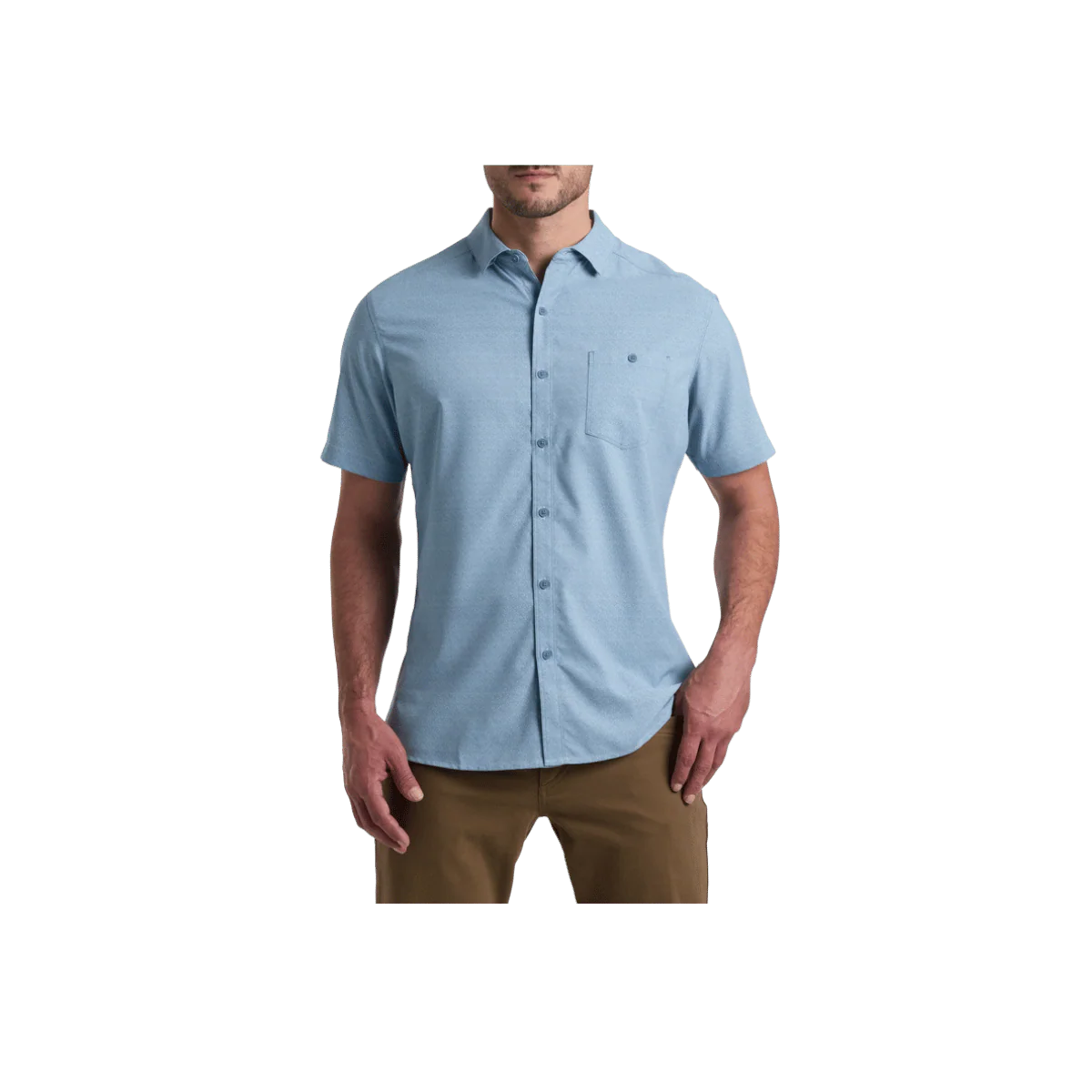 KUHL MEN'S PERSUADR SHORT SLEEVE - GLACIER