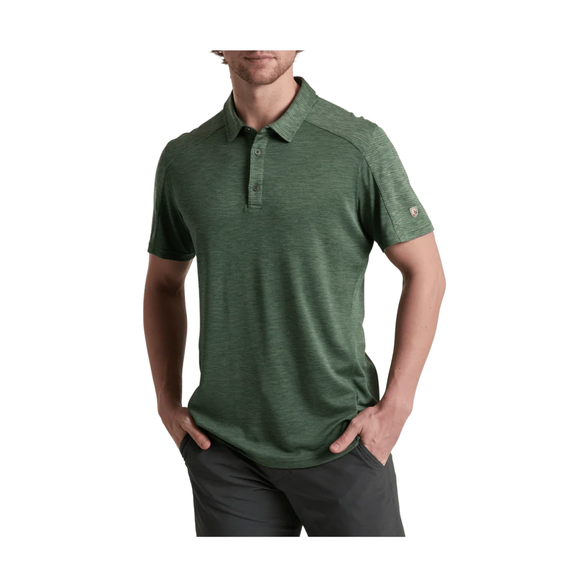 KUHL MEN'S ENGINEERED POLO - CYPRESS