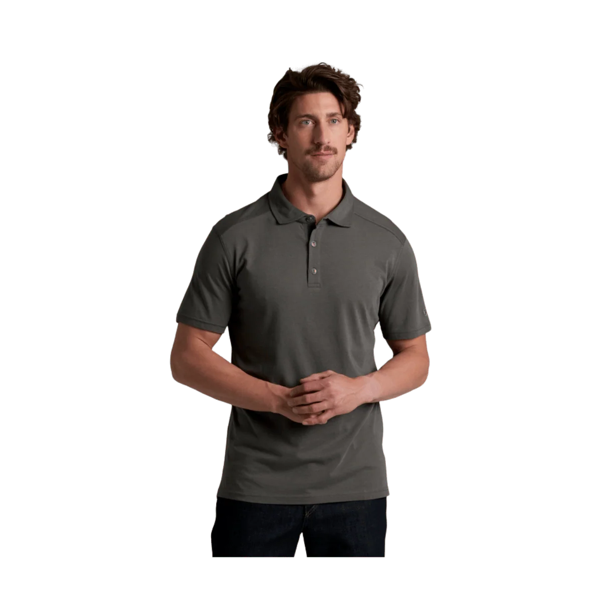 KUHL MEN'S DE FAKTO POLO - CARBON
