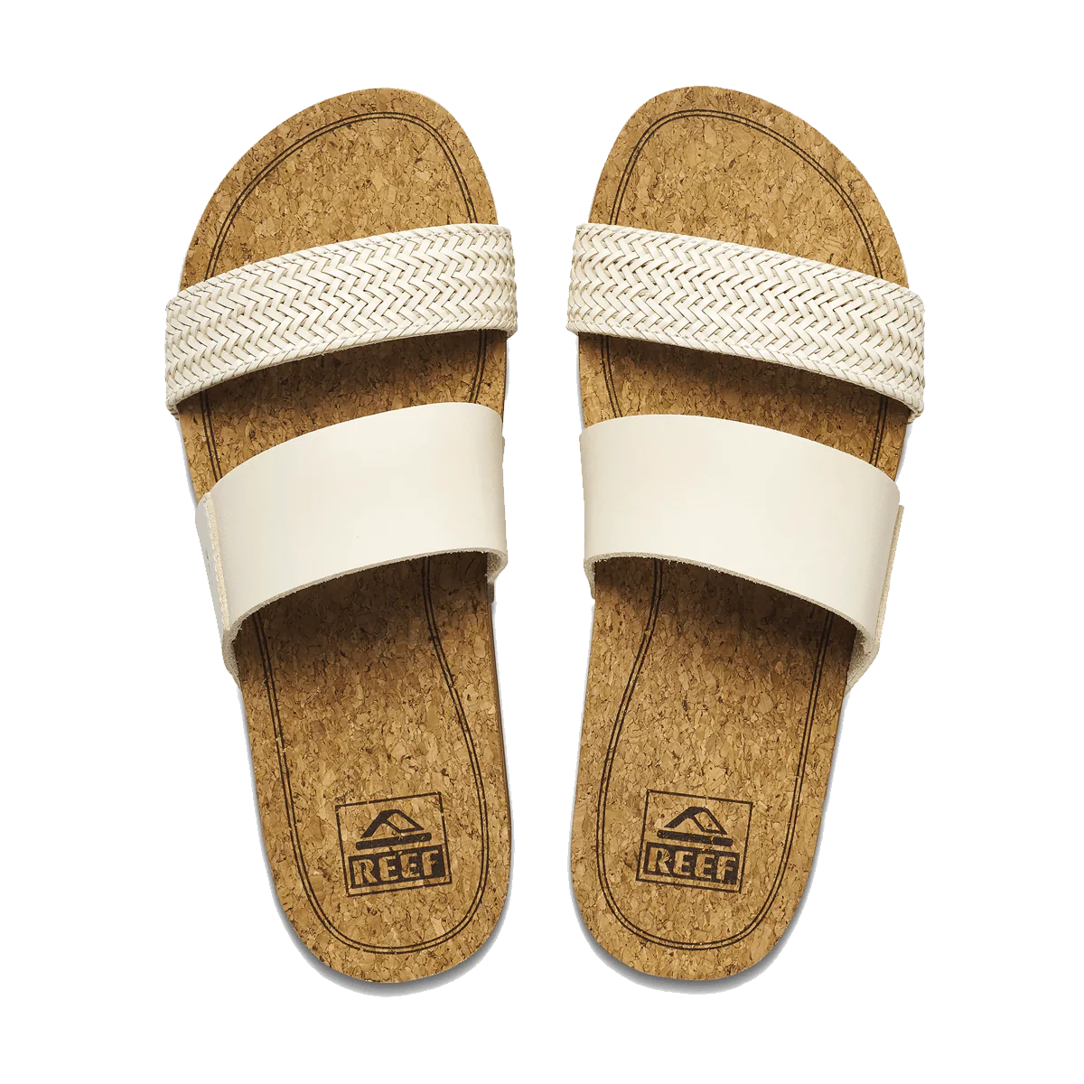 REEF WOMEN'S CUSHION VISTA HI SLIDE SANDALS - VINTAGE - Image 3