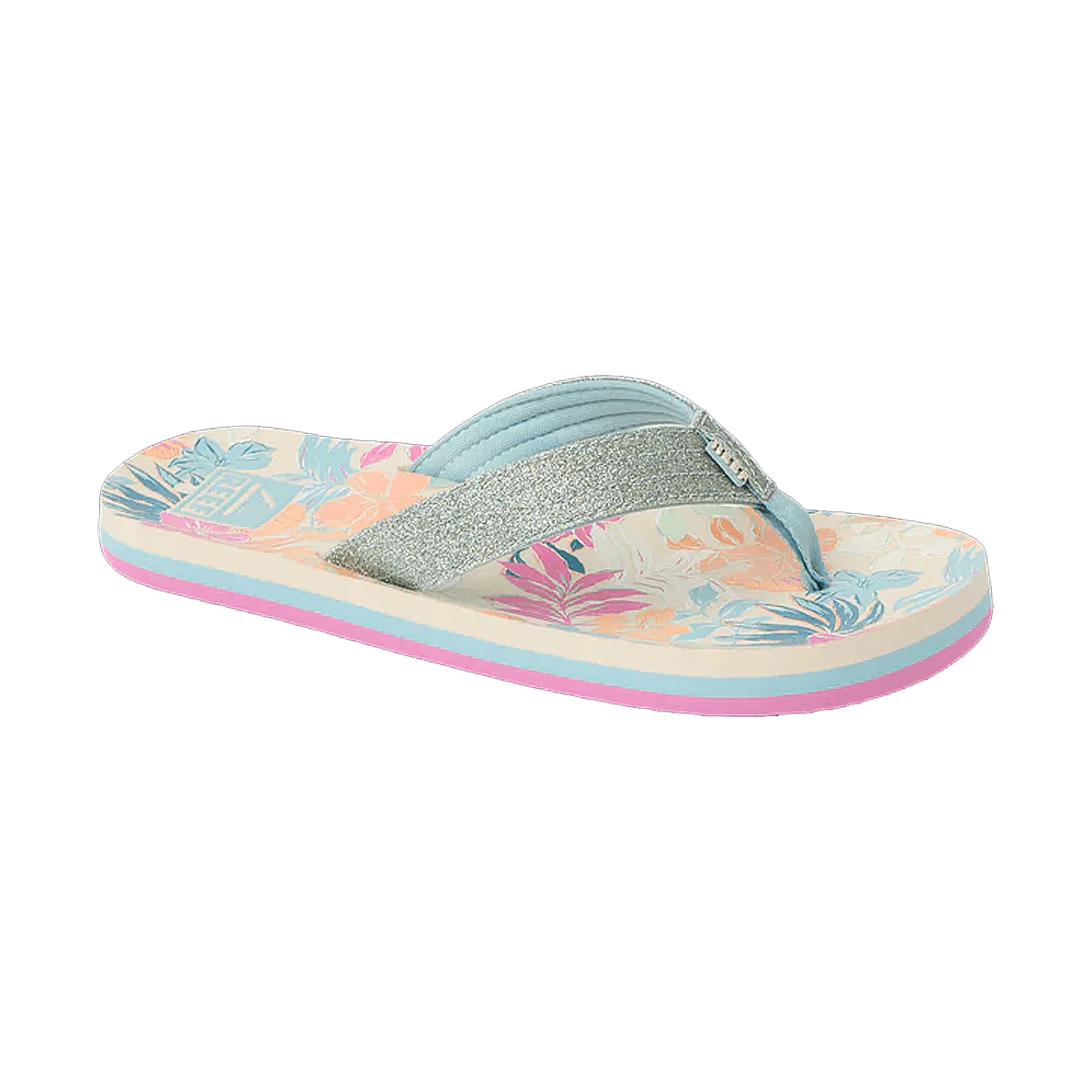 REEF KIDS' AHI FLIP SANDALS - TROPICAL FLORAL - Image 2