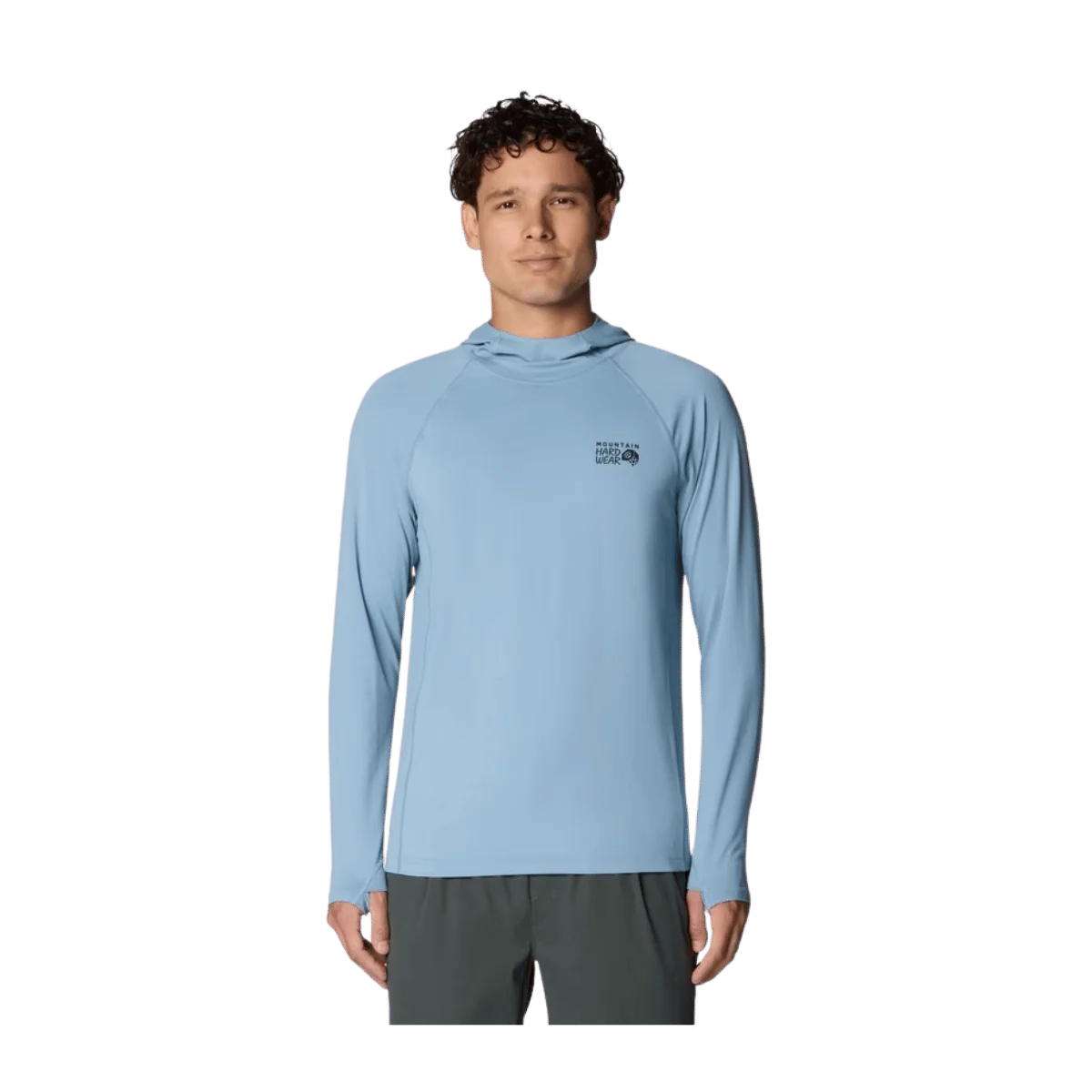 MOUNTAIN HARDWEAR MEN'S CRATER LAKE LS HOODY - ELEMENT