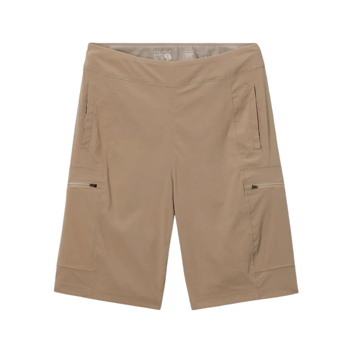 MOUNTAIN HARDWEAR WOMEN'S DYNAMA HIGH RISE BERMUDA - KHAKI