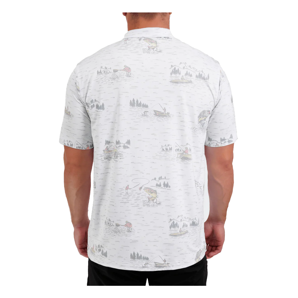 WAGGLE TIGHT LINES CLASSIC POLO - WHITE - Image 2