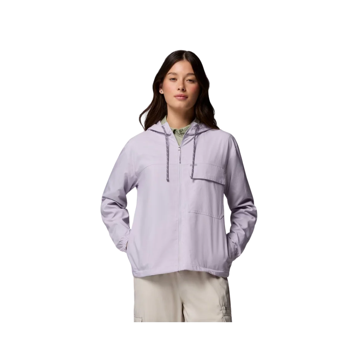COLUMBIA W SKIEN VALLEY HOODED LS SHIRT