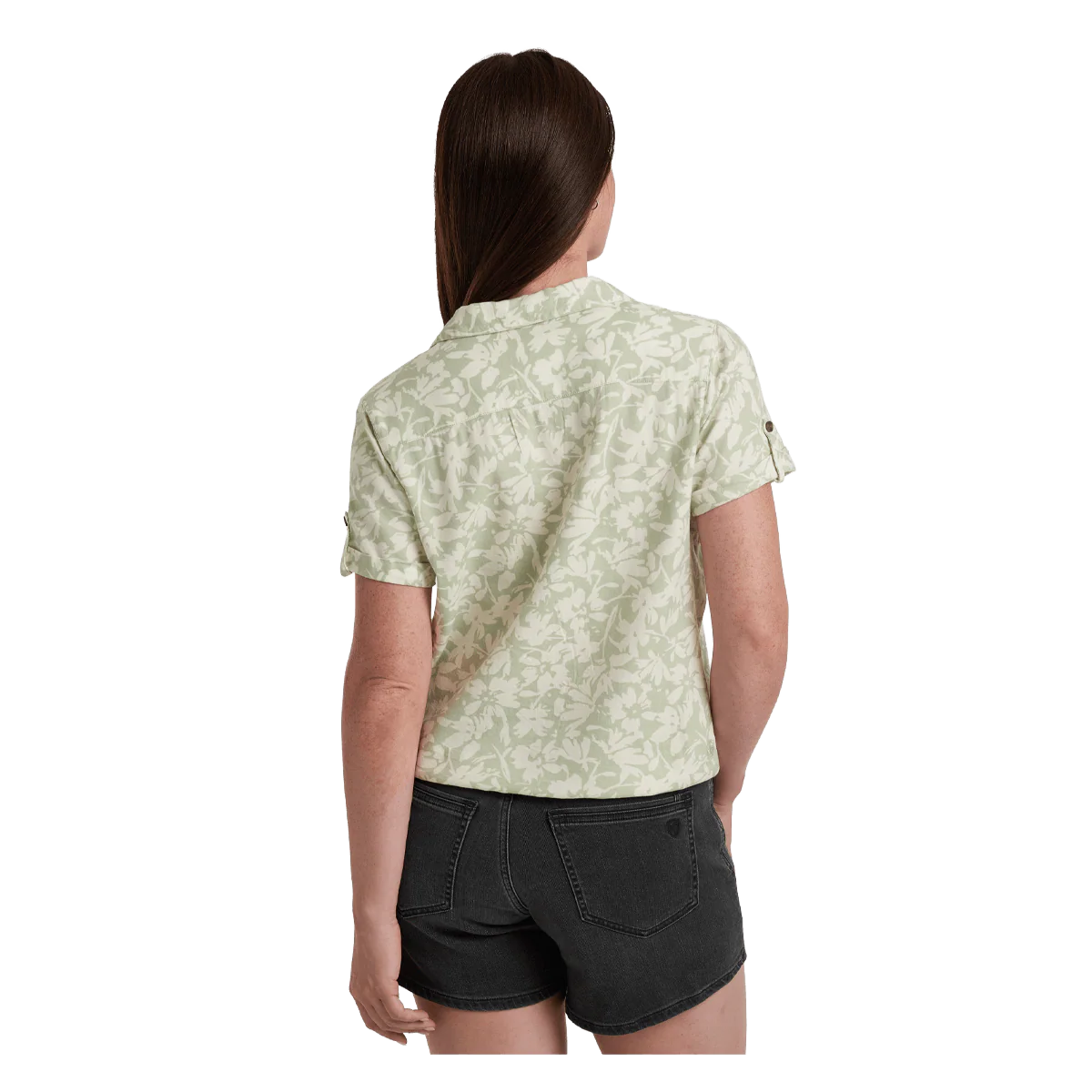 KUHL WOMEN'S LILIANA SHORT SLEEVE SHIRT - SEA FOAM PRINT - Image 2