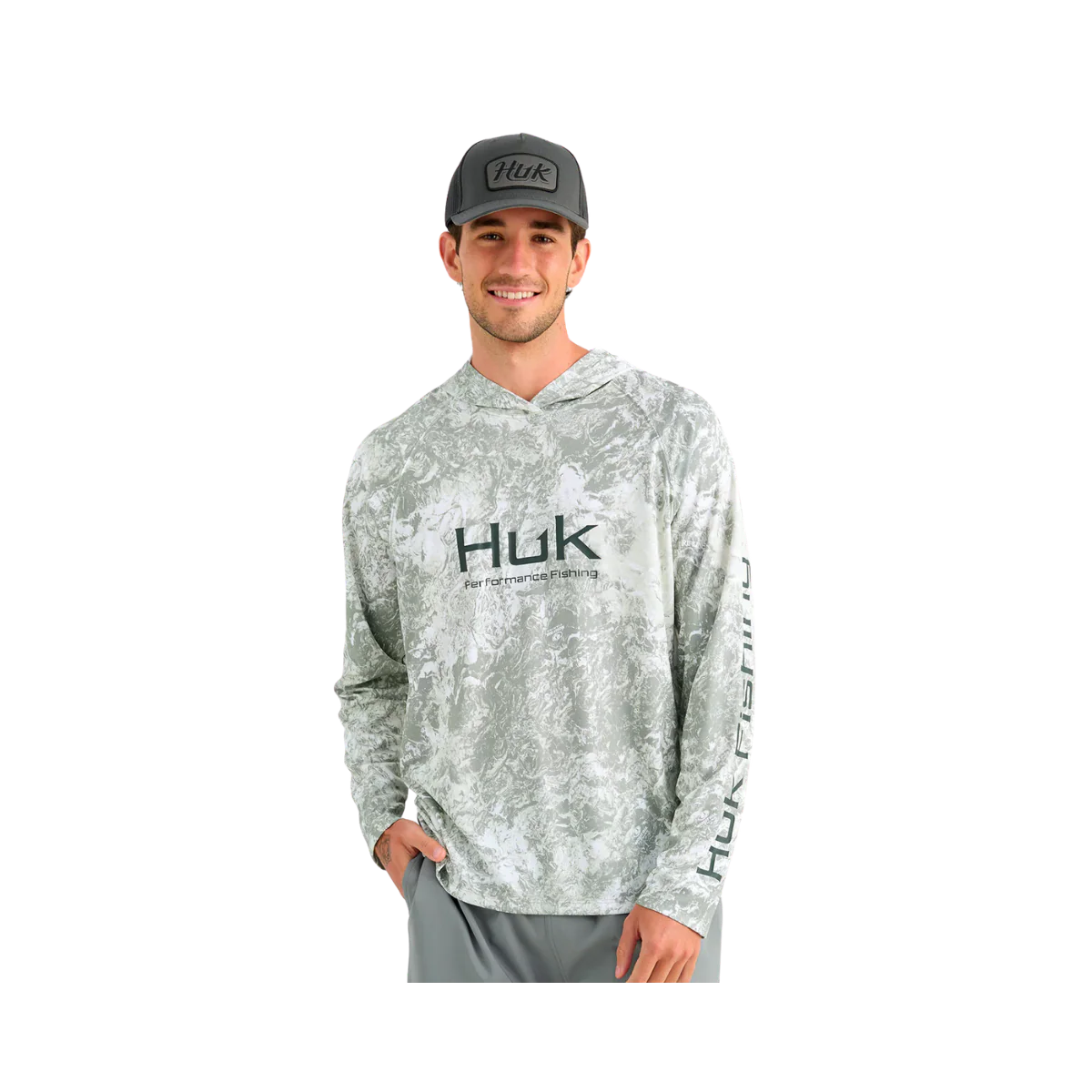 HUK PURSUIT MOSSY OAK L/S HOODIE