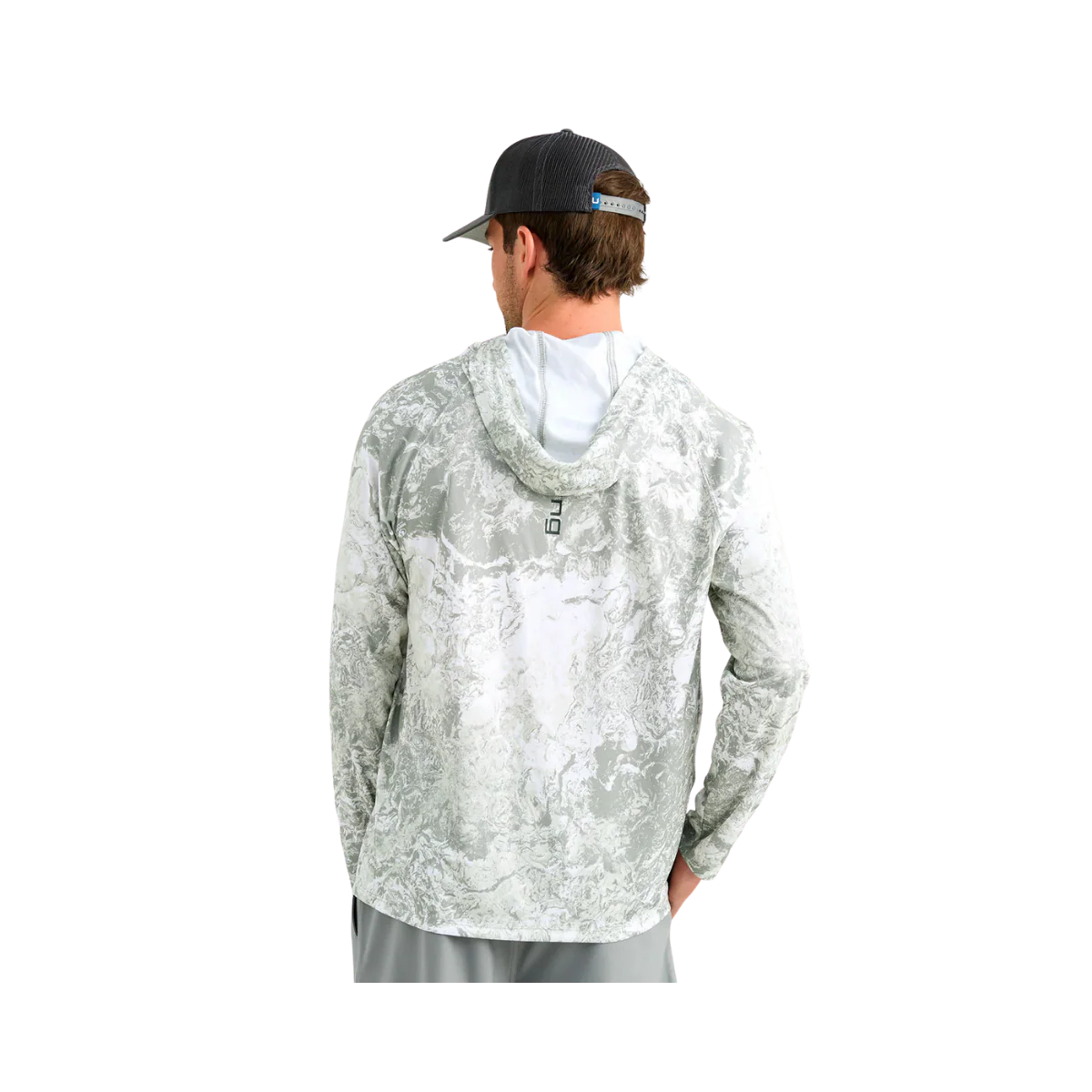 HUK PURSUIT MOSSY OAK L/S HOODIE - Image 2