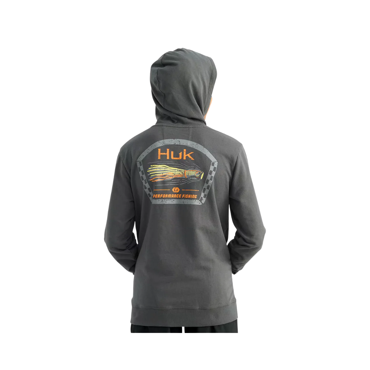 HUK YOUTH FAST BADGE TERRY HOODIE - Image 2