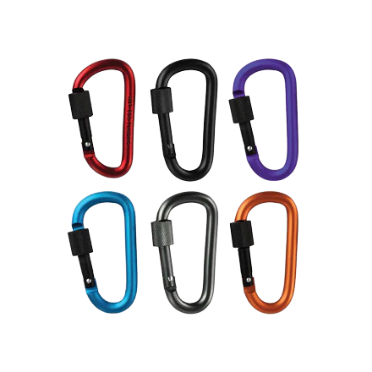 LUX PRO MULTI COLOR CARABINERS 6 PACK