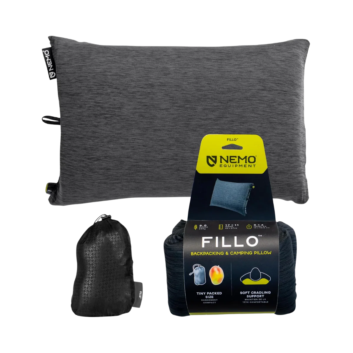 NEMO EQUIPMENT FILLO BACKPACK AND CAMP PILLOW