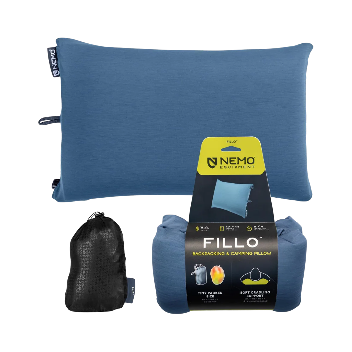 NEMO EQUIPMENT FILLO BACKPACK AND CAMP PILLOW