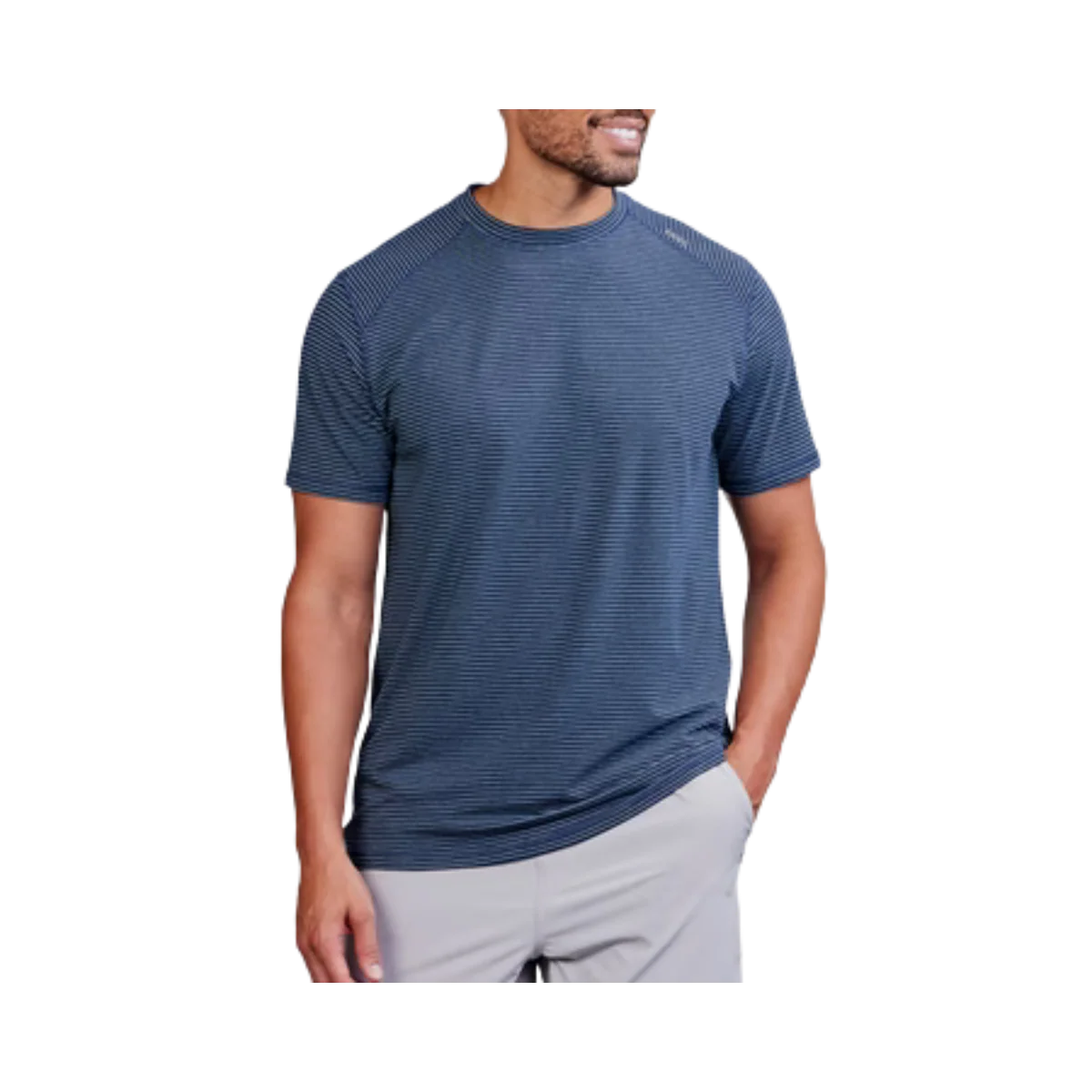 TASC CARROLLTON TEE - MINI STRIPE
