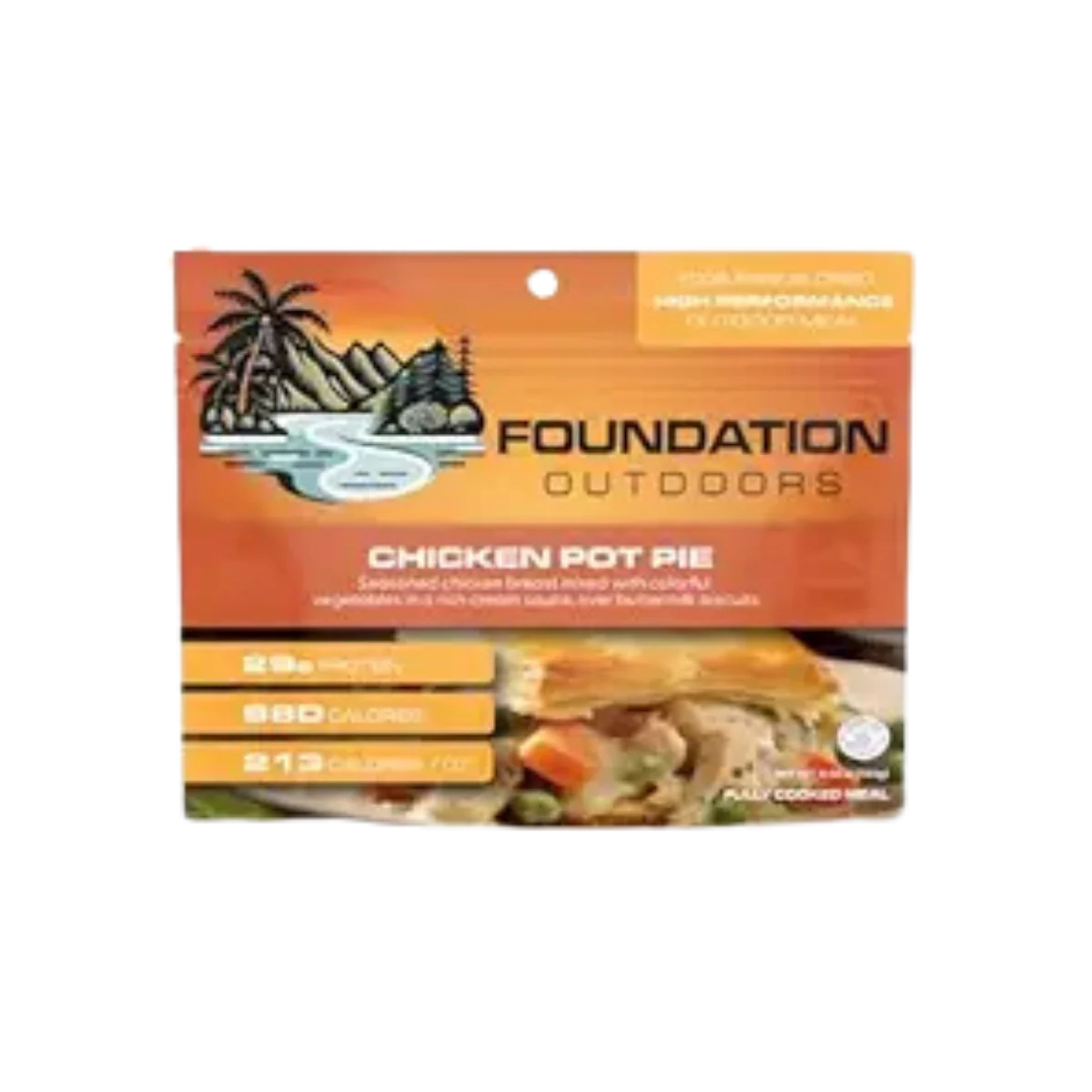 FOUNDATION OUTDOORS CHICKEN POT PIE MEAL
