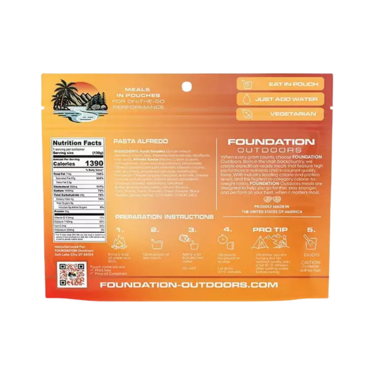 FOUNDATION OUTDOORS PASTA ALFREDO - Image 2