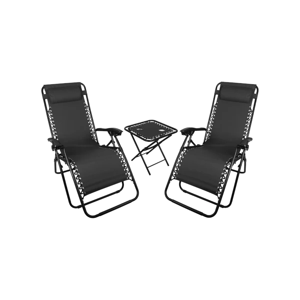 WORLD FAMOUS 2 GRAVITY CHAIRS & TABLE COMBO