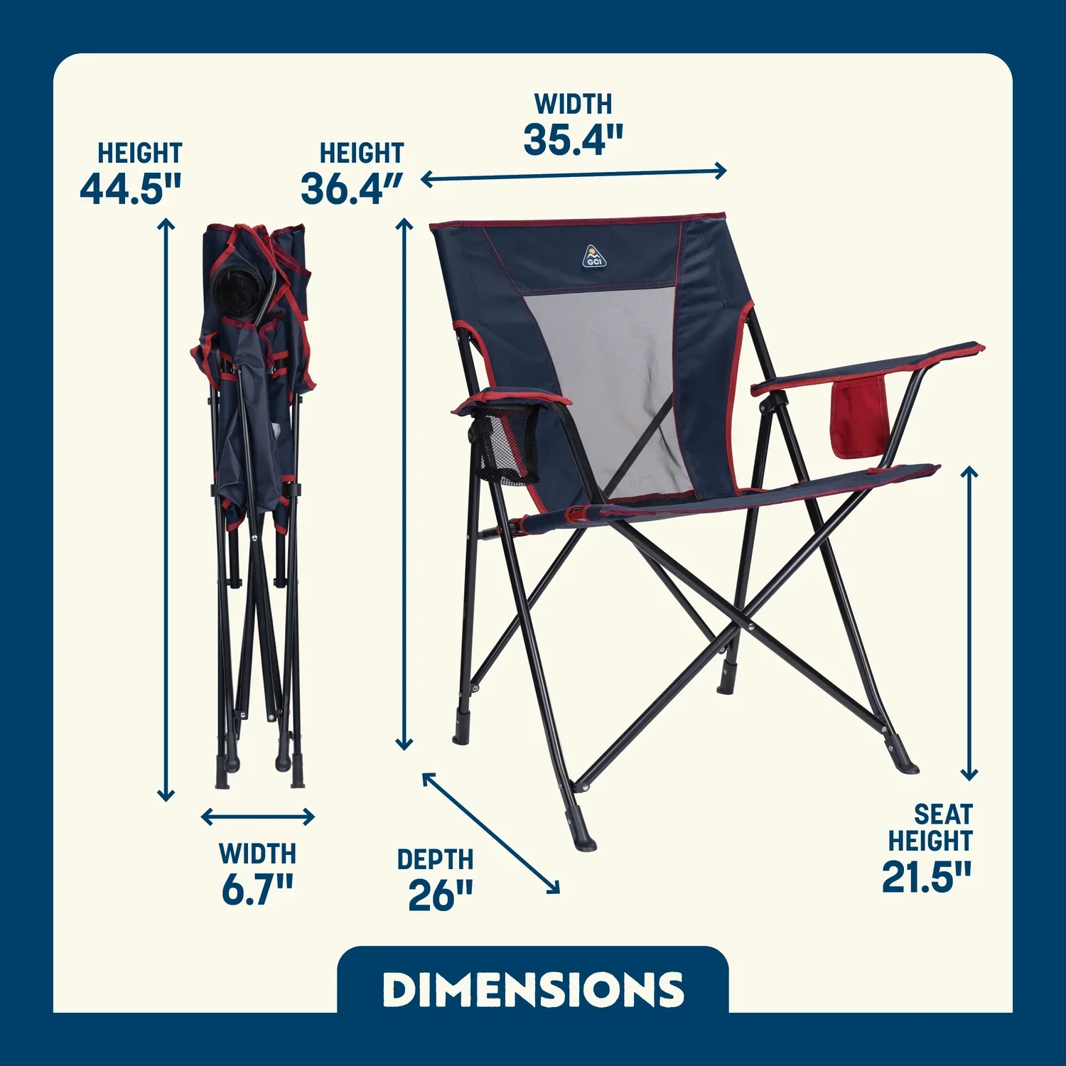 GCI OUTDOOR COMFORT QUAD CHAIR - Image 3