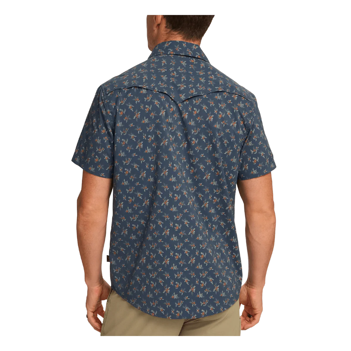 HOWLER BROTHERS OPEN COUNTRY TECH SHIRT - RANCHER FLORAL DARK SLATE - Image 2