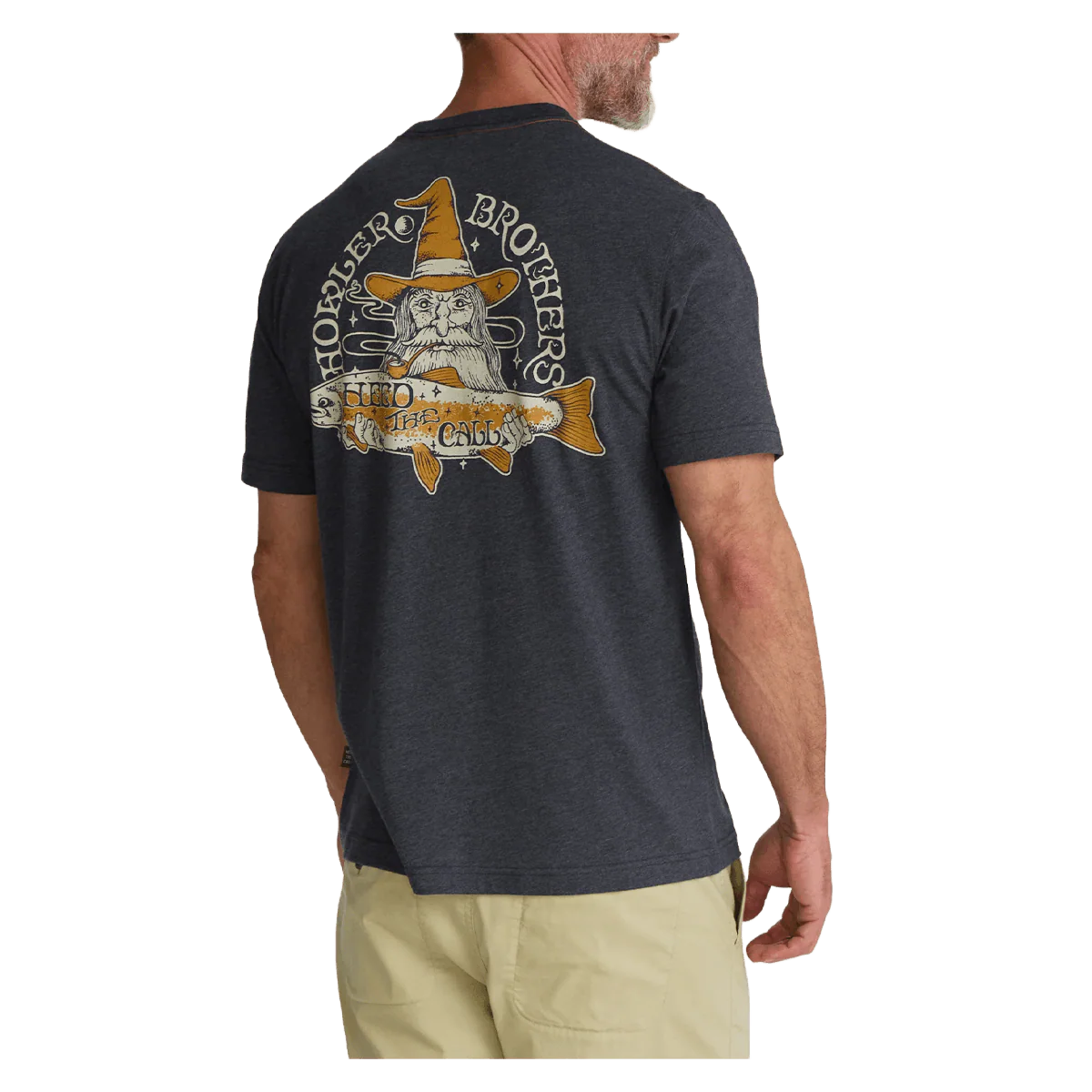 HOWLER BROTHERS BLENDED T-SHIRT - NAVY HEATHER - Image 2