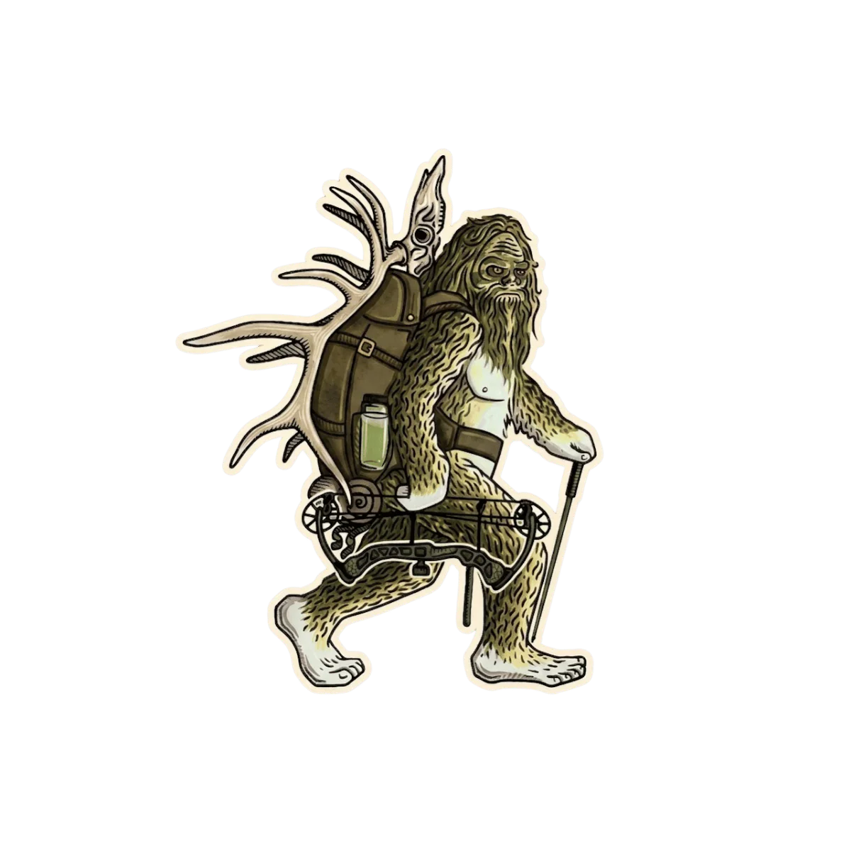 CASEY UNDERWOOD SQUATCH DECALS / STICKERS - Image 3